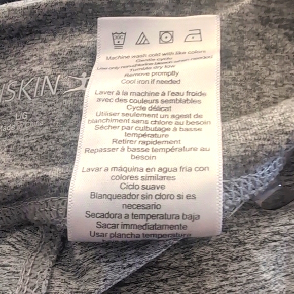 Danskin Gray Activewear Leggings Size Large - Picture 5 of 11